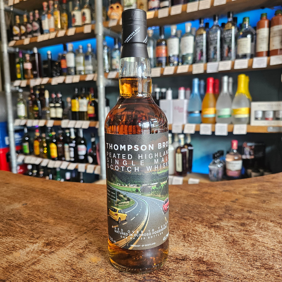 Thompson Bros - Highland Peated Single Malt Scotch Whisky, 18