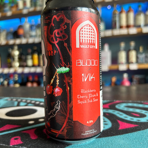 Vault City x Freddie Albrighton - Blood & Ink (Blackberry, Cherry, Plum & Squid Ink Sour) Vault City x Freddie Albrighton - Blood & Ink (Blackberry, Cherry, Plum & Squid Ink Sour)