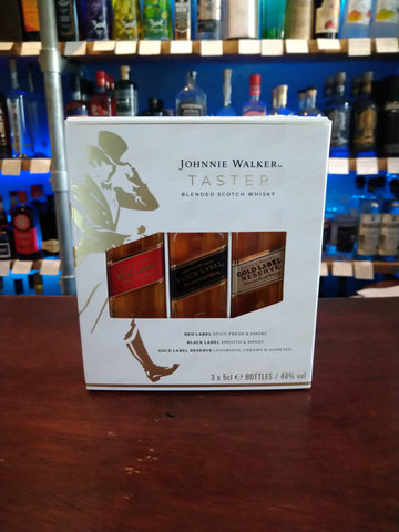 Johnnie Walker Taster Pack (Red/Black/Gold)