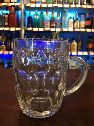 Glass Dimpled Beer Tankard